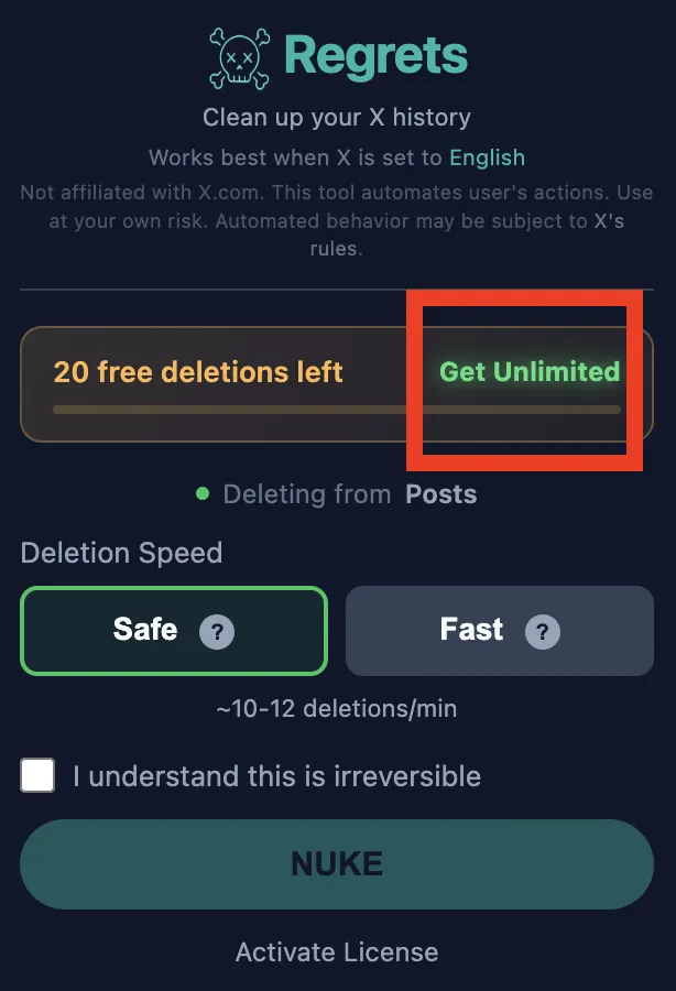 Click the Buy Button